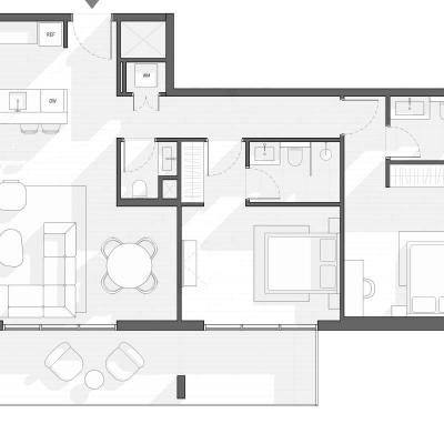 119 м² апартаменты с 2 спальнями Type A, Дубай, ОАЭ